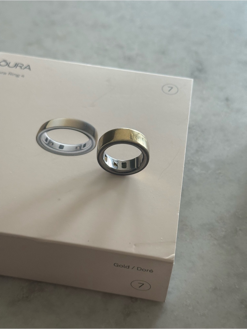 Ours ring Gen 4 size 7 gold